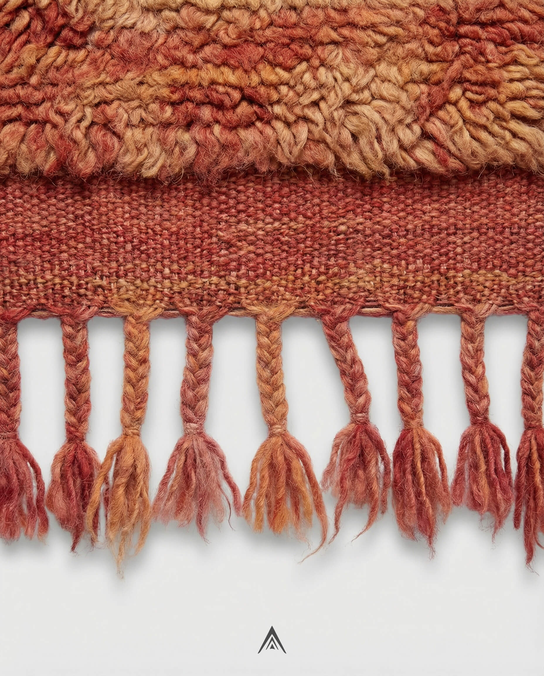 Vintage Handmade Rug 6.6x8.2 ft — 200x250 cm-Berber Handicraft