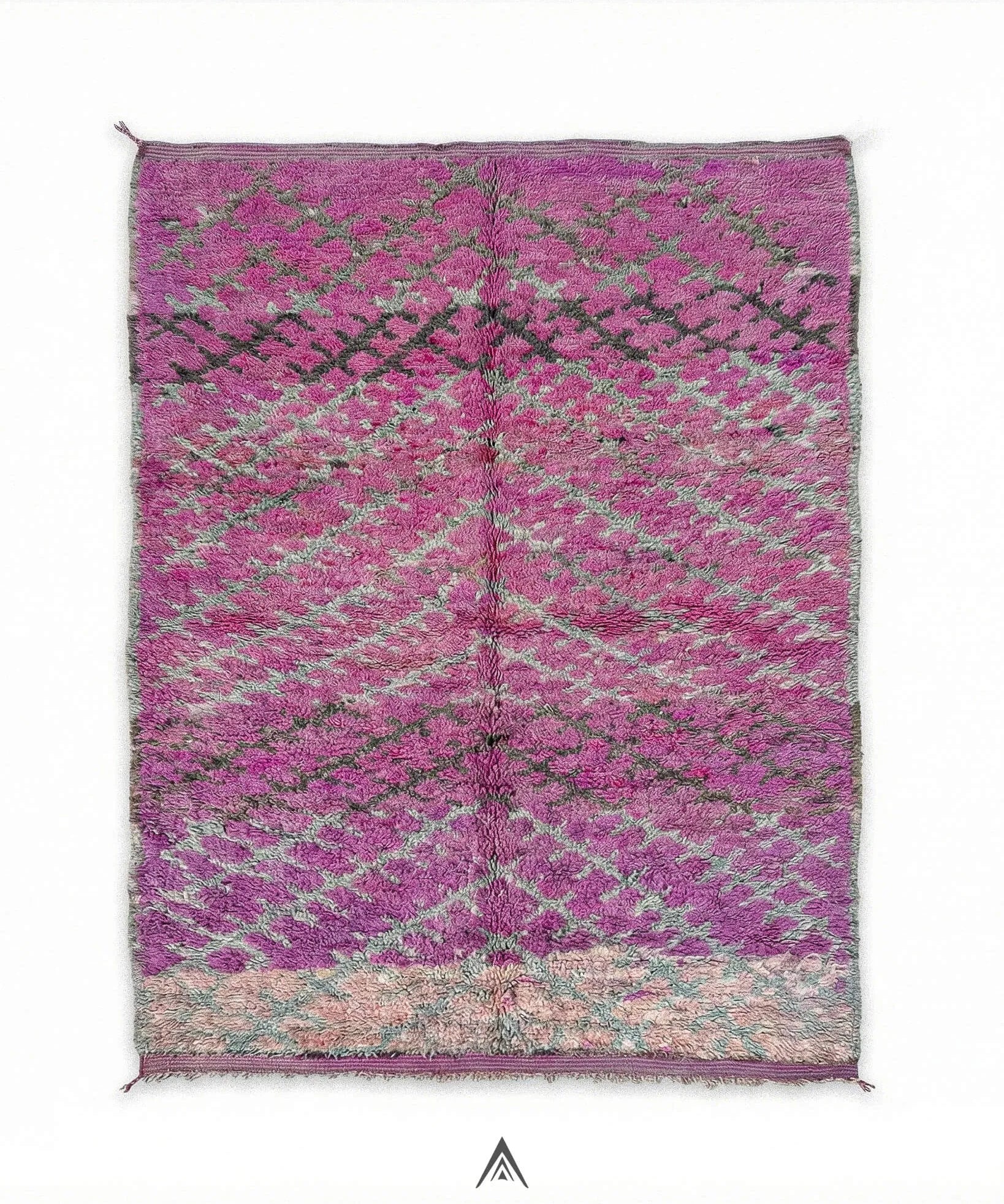 Vintage Knotted Carpet 6x14.2 ft — 185x435 cm-Berber Handicraft