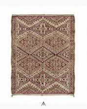 Vintage Living Room Rug 6x11.8 ft — 185x360 cm-Berber Handicraft