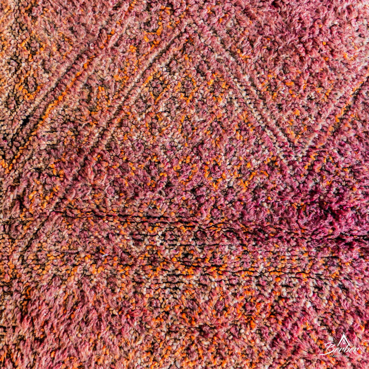 Vintage Moroccan Carpet - Berber Handicraft