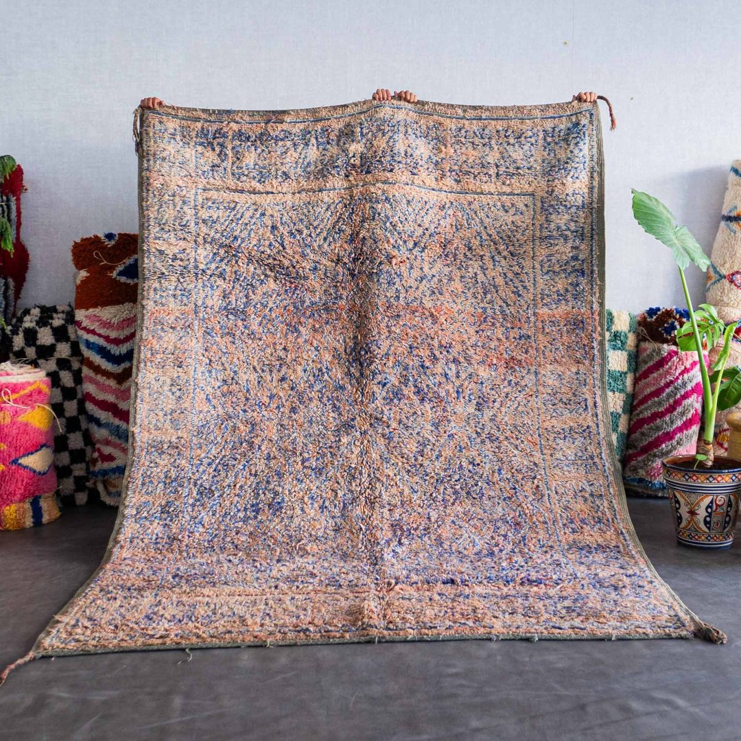 Vintage Morrocan Rug - Berber Handicraft