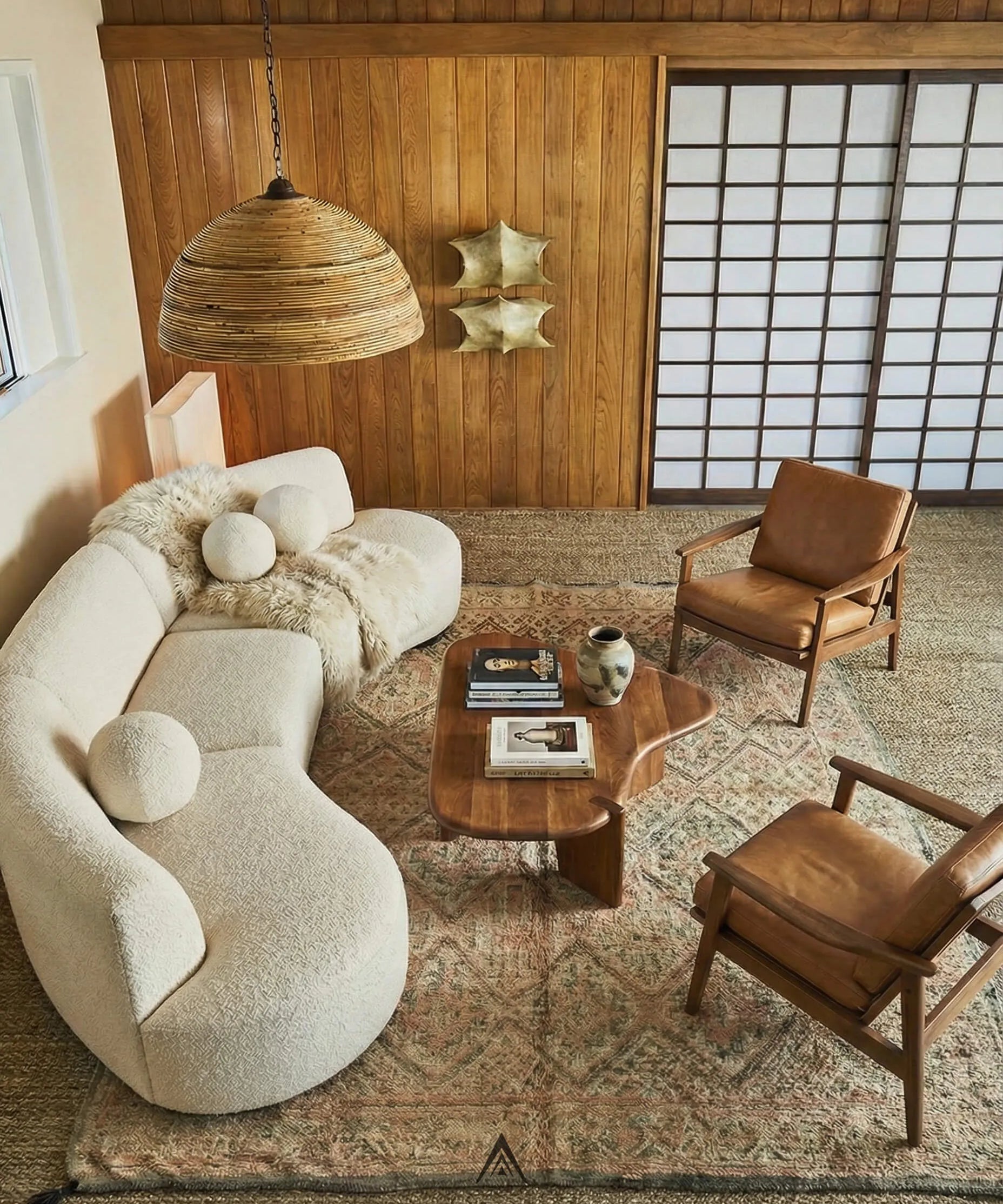 Vintage Neutral Carpet 6.4x9.2 ft — 195x282 cm-Berber Handicraft