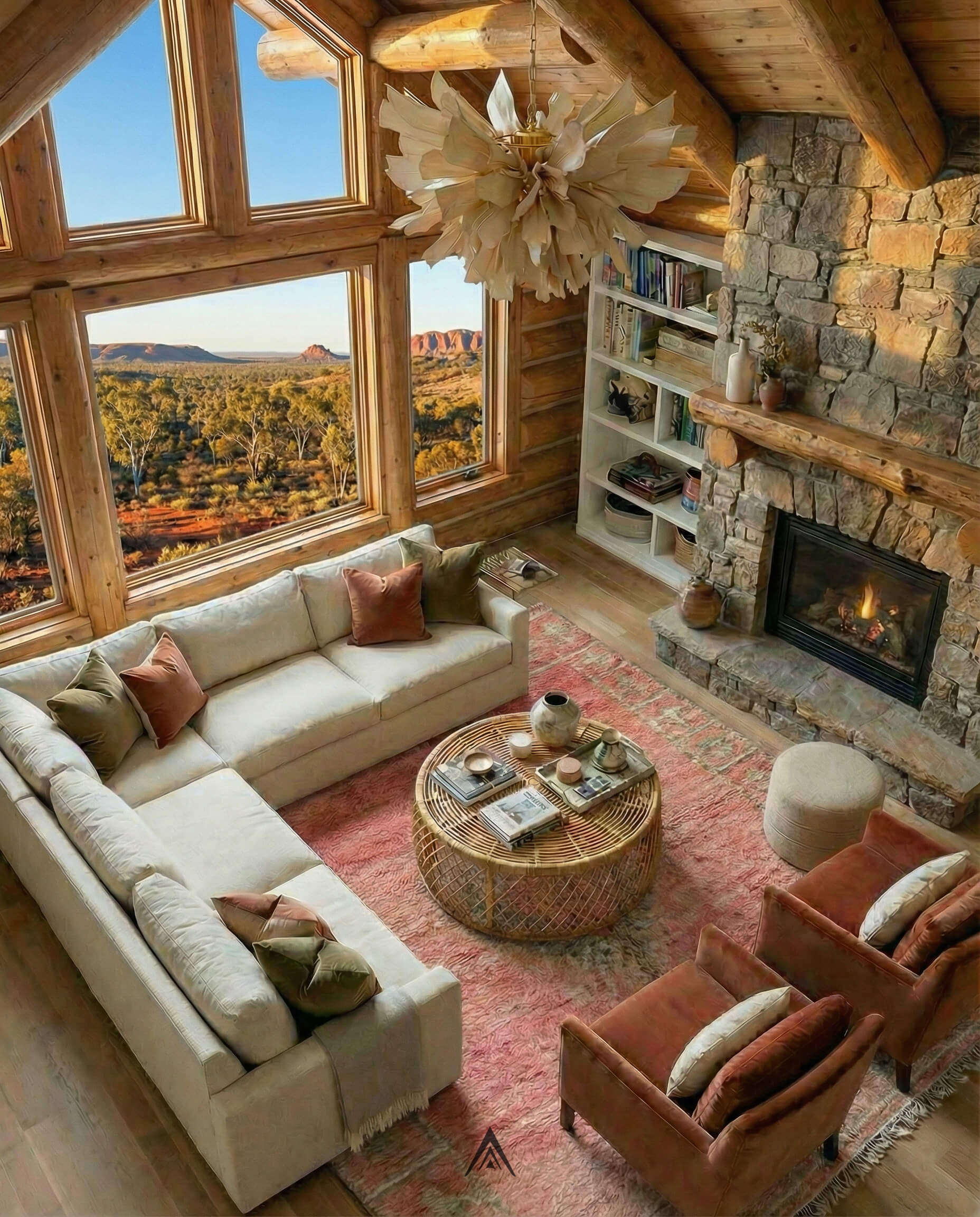 Vintage Petite Rug 5.2x5.7 ft — 160x175 cm-Berber Handicraft