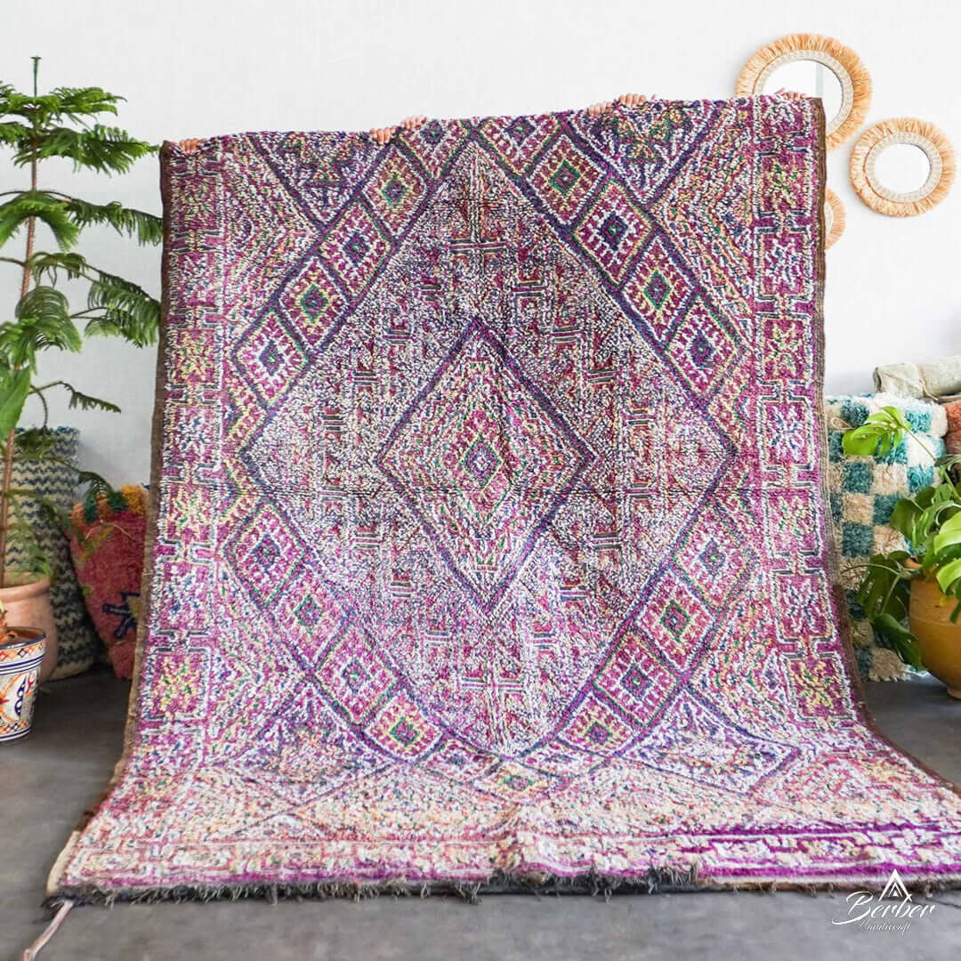 Vintage Rug From Morocco - Berber Handicraft