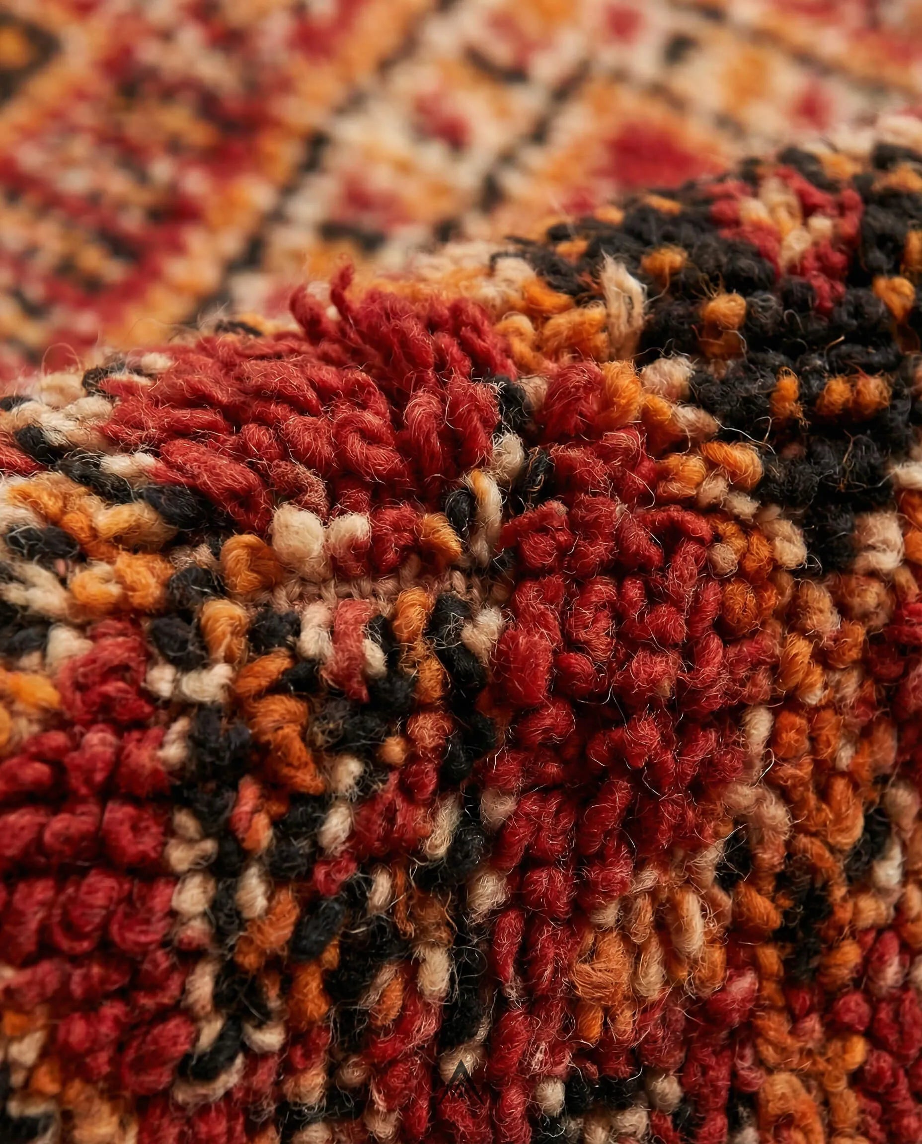 Vintage Statement Rug 6.6x14 ft — 200x425 cm-Berber Handicraft