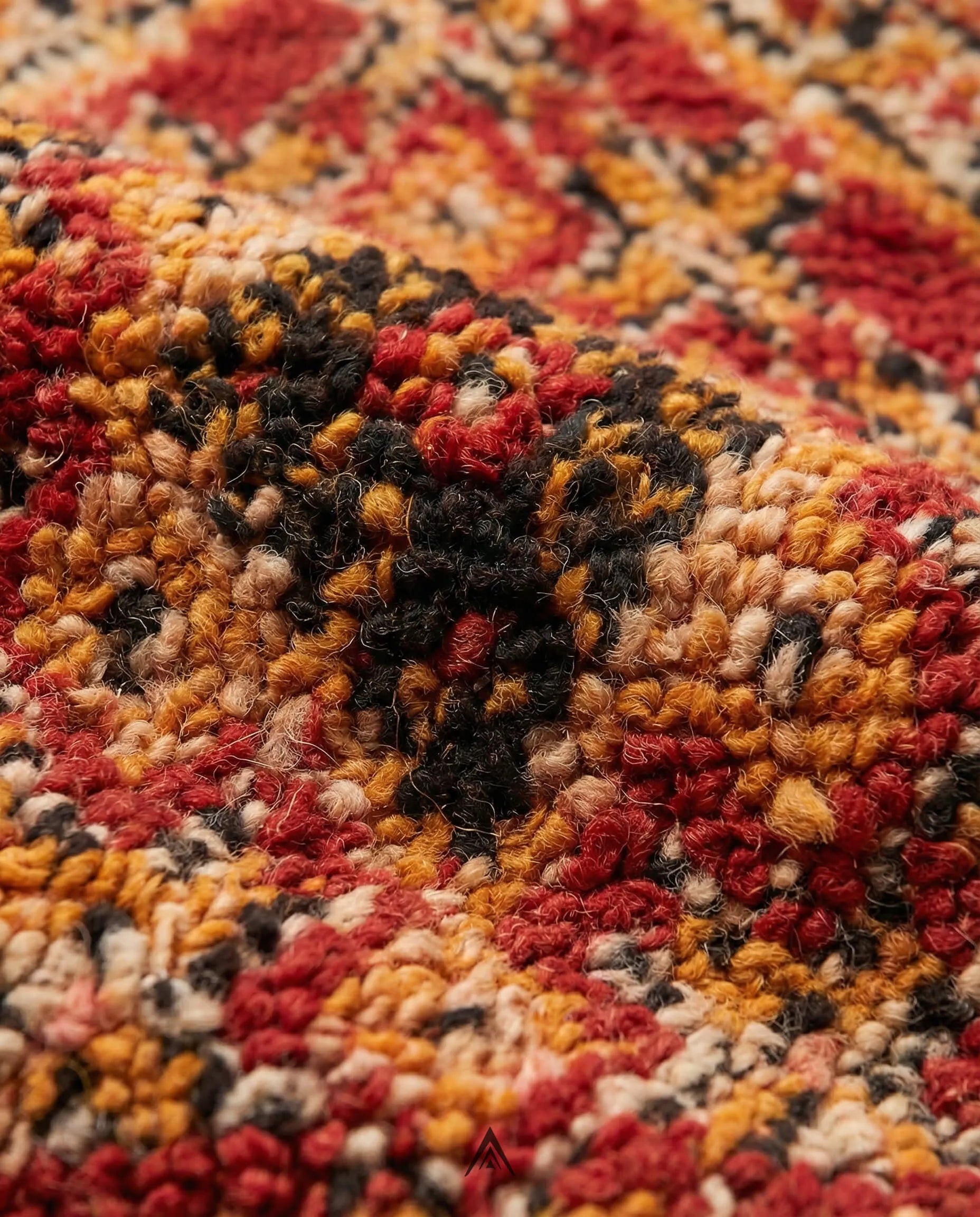 Vintage Statement Rug 6.6x14 ft — 200x425 cm-Berber Handicraft