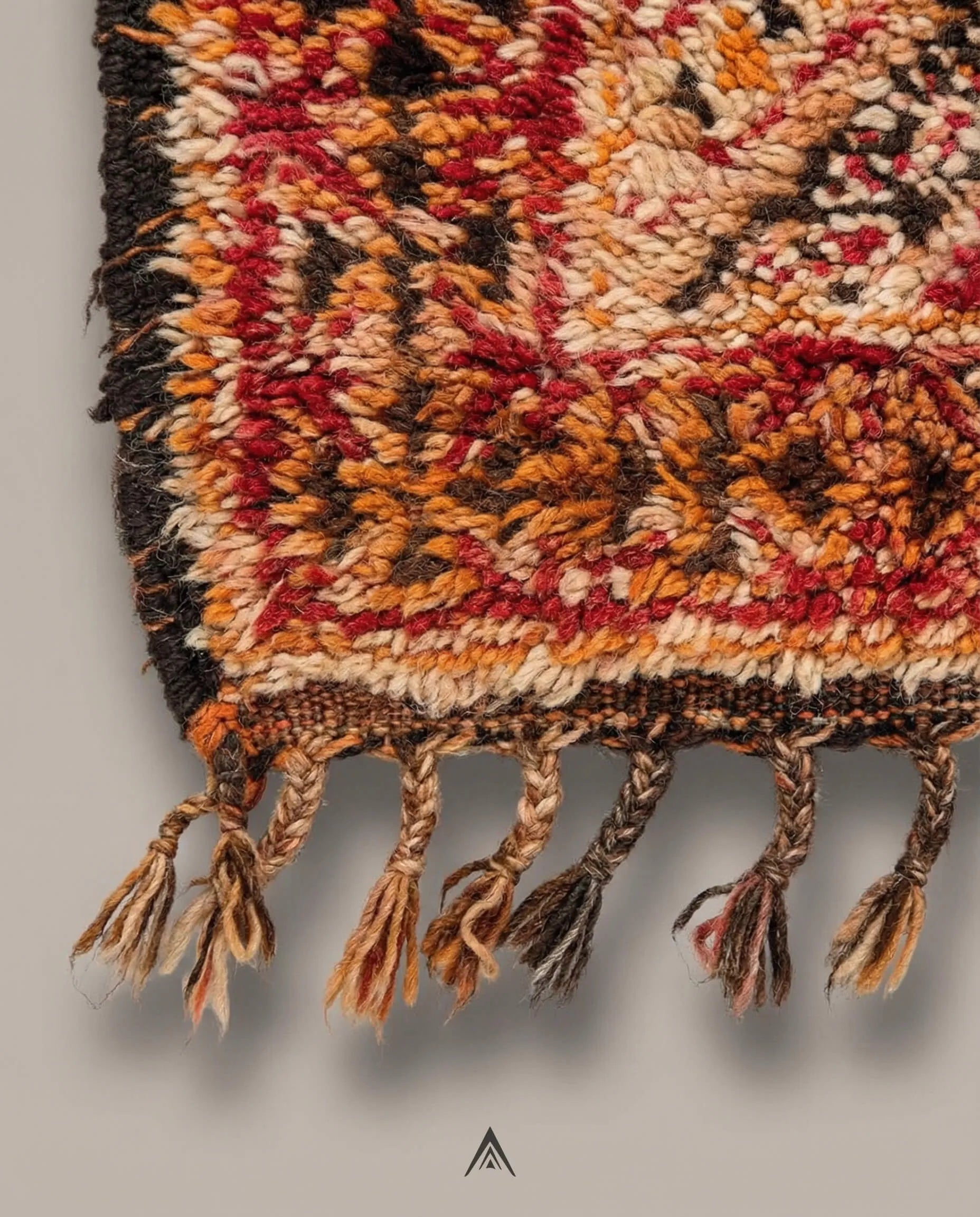 Vintage Statement Rug 6.6x14 ft — 200x425 cm-Berber Handicraft