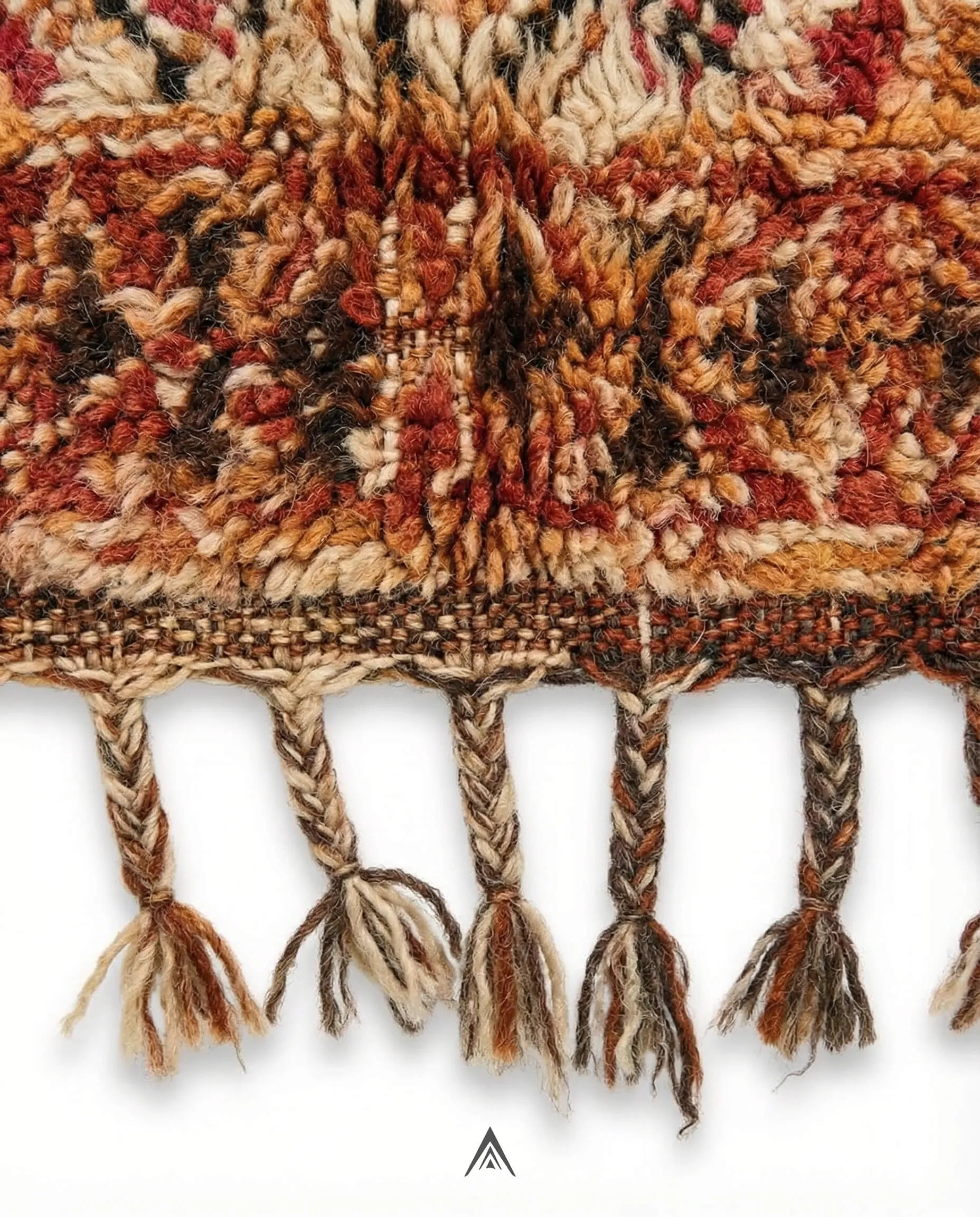 Vintage Statement Rug 6.6x14 ft — 200x425 cm-Berber Handicraft