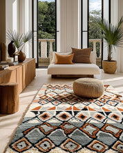Vintage Style Rug-Berber Handicraft