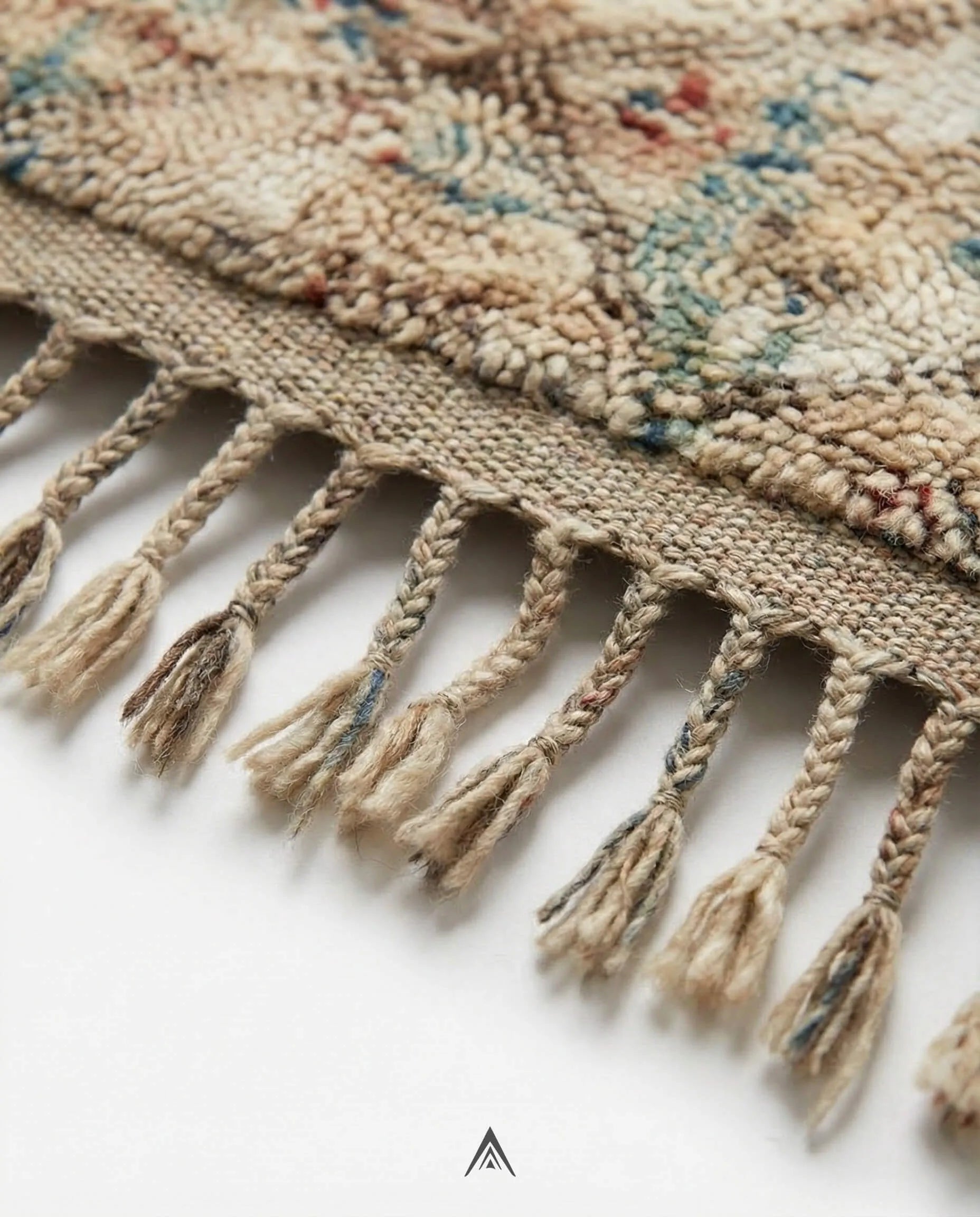 Vintage Trellis Rug 6.2x12 ft — 190x365 cm-Berber Handicraft