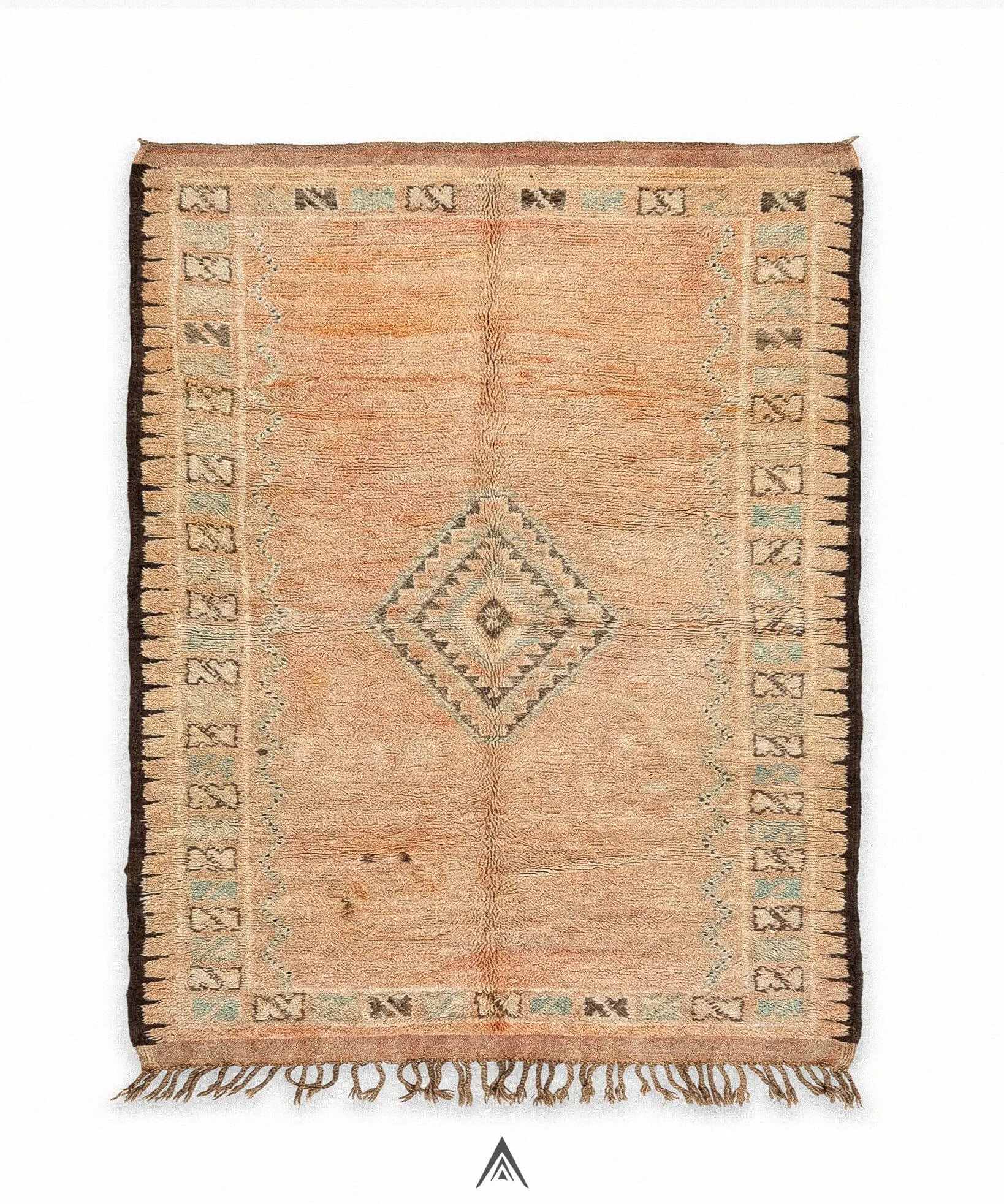 Vintage Tribal Rug 5x12 ft — 153x370 cm-Berber Handicraft