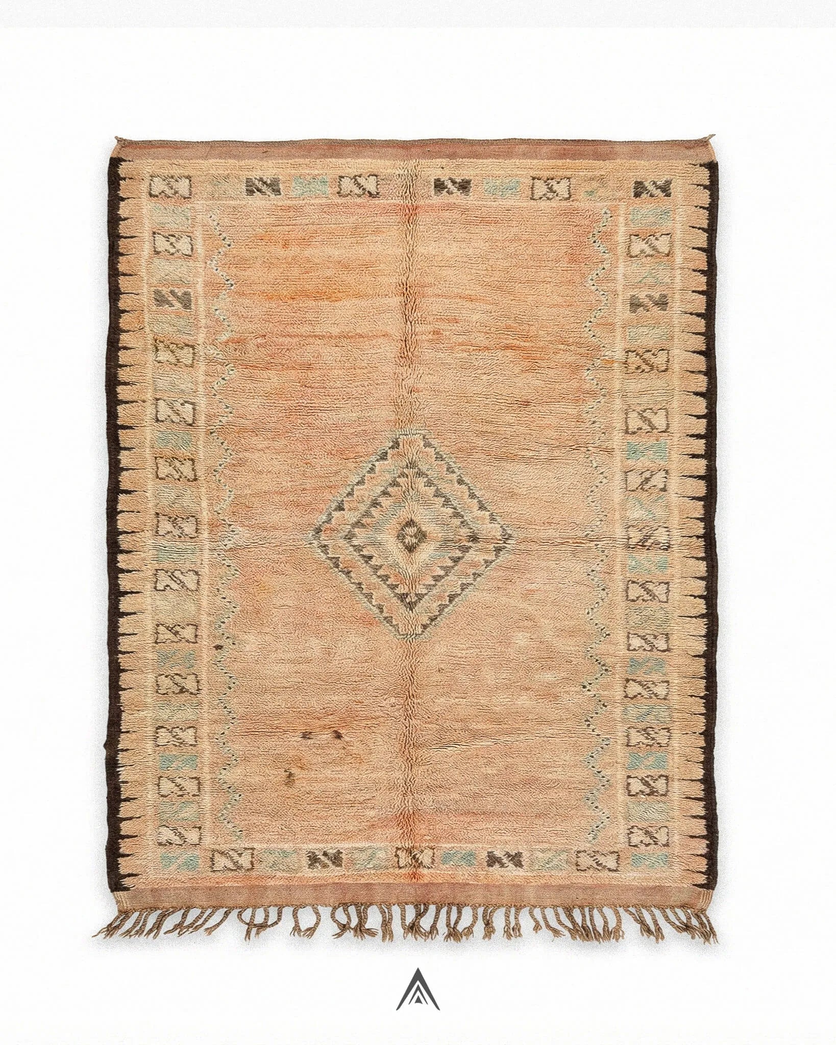 Vintage Tribal Rug 5x12 ft — 153x370 cm-Berber Handicraft
