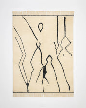 Wool Area Rug-Berber Handicraft