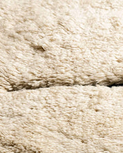 Wool Beni Ourain Rug 3 X 5 Ft | 90 X 150 Cm / With Tassels / Short (0.4” / 1 cm)
