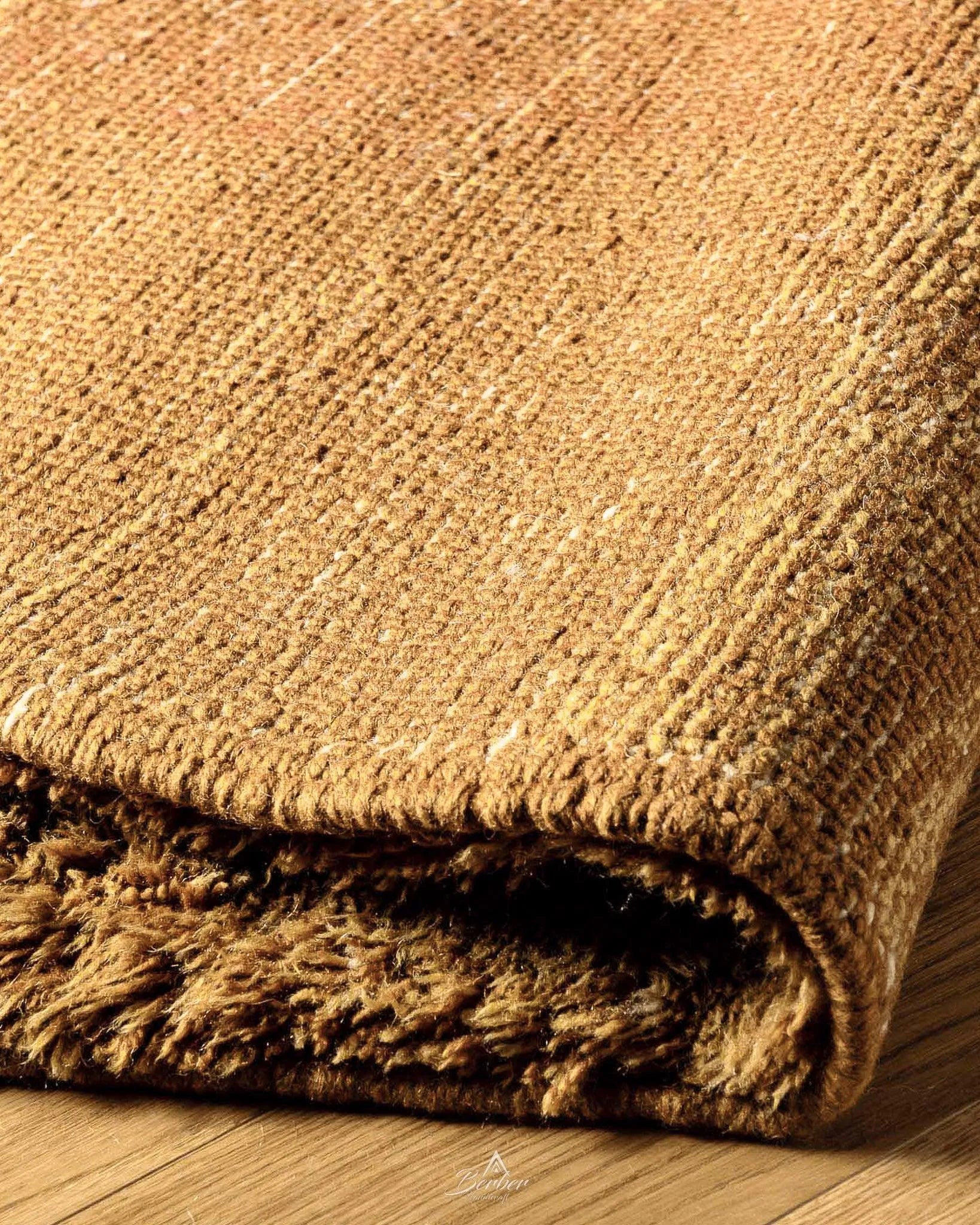 Wool Boujaad Rug 3 X 5 Ft | 90 X 150 Cm / With Tassels / Short (0.4” / 1 cm)