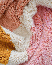 Wool Nursery Rug 3 X 5 Ft | 90 X 150 Cm / With Tassels / Short (0.4” / 1 cm)