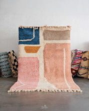 Wool Nursery Rug 3 X 5 Ft | 90 X 150 Cm / With Tassels / Short (0.4” / 1 cm)