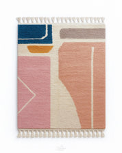 Wool Nursery Rug 3 X 5 Ft | 90 X 150 Cm / With Tassels / Short (0.4” / 1 cm)