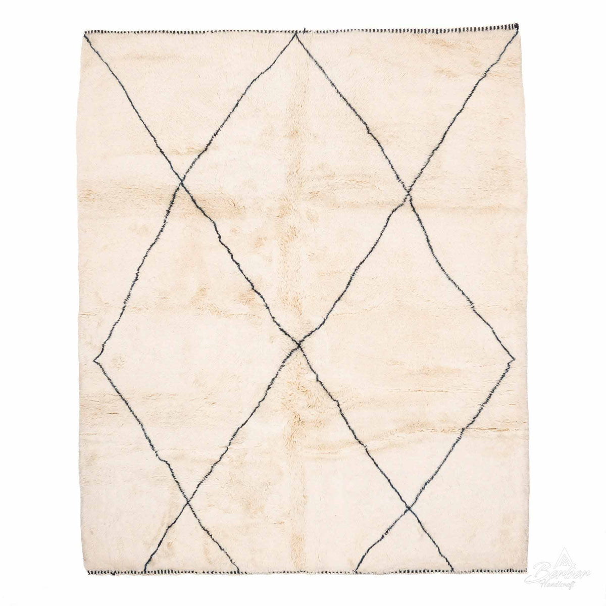 Trellis Beni Ourain Rug - Berber Handicraft