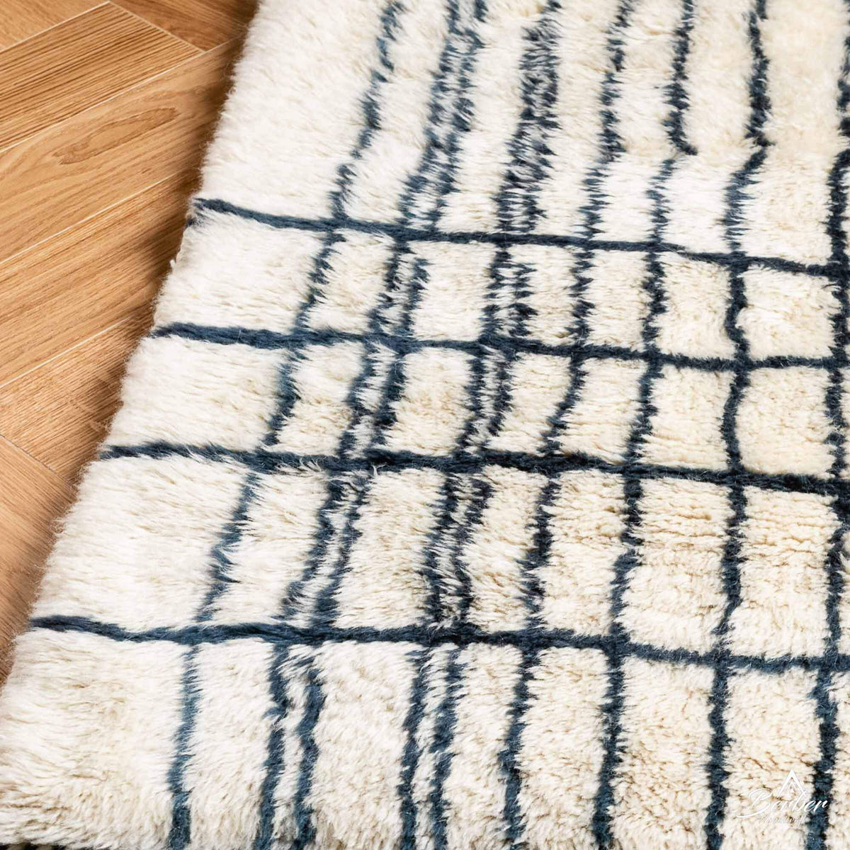 Striped Wool Runner Rug - Berber Handicraft