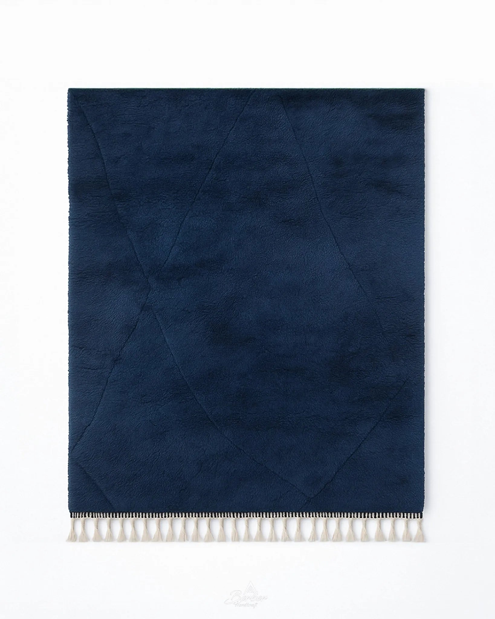 Woven Beni Ourain Rug 3 X 5 Ft | 90 X 150 Cm / Short (0.4” / 1 cm) / With Tassels