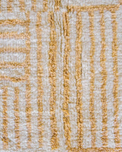 Yellow Boho Rugs 3 X 5 Ft | 90 X 150 Cm / With Tassels / Short (0.4” / 1 cm)