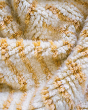 Yellow Boho Rugs 3 X 5 Ft | 90 X 150 Cm / With Tassels / Short (0.4” / 1 cm)