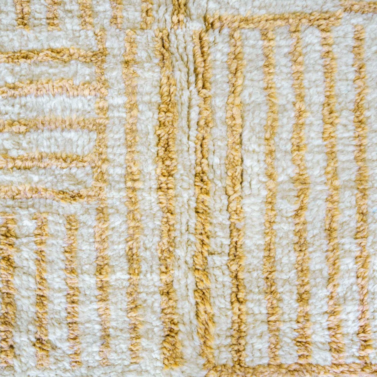 Yellow Boho Rugs - Berber Handicraft