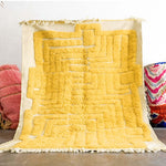 Yellow Mrirt Rug - Berber Handicraft