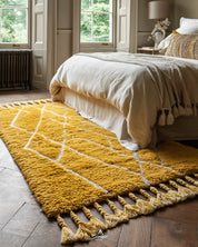 Yellow Treillis Rug
