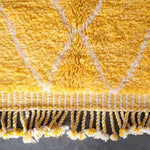 Yellow Treillis Rug - Berber Handicraft