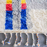 Abstract Wool Rug - Berber Handicraft