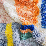 Abstract Wool Rug - Berber Handicraft