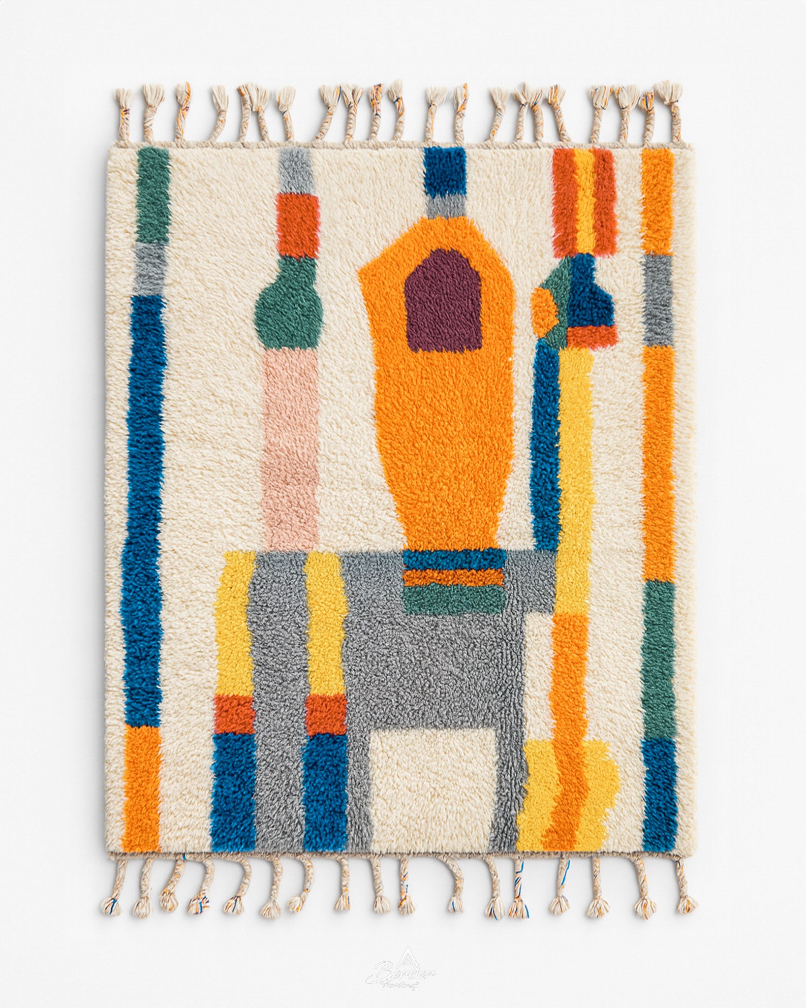 Abstract Wool Rug