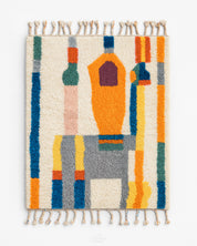 Abstract Wool Rug