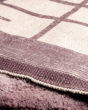 Artistic Boujaad Rug 3 X 5 Ft | 90 X 150 Cm / With Tassels / Short (0.4” / 1 cm)