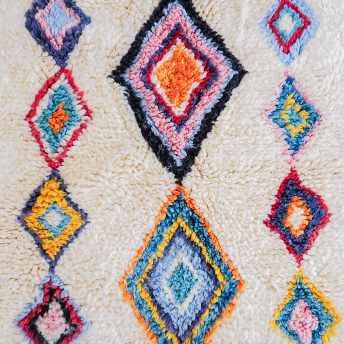 Bohemian Wool Rug - Berber Handicraft