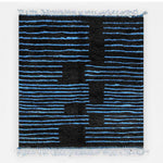 Black Blue Berber Rug - Berber Handicraft