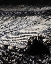 Black Moroccan Berber Rug