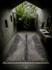 Black Moroccan Berber Rug
