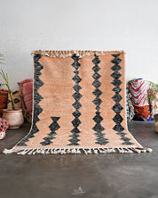 Black Peach Boujaad Rug