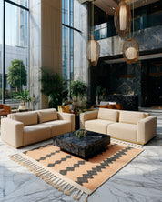Black Peach Boujaad Rug