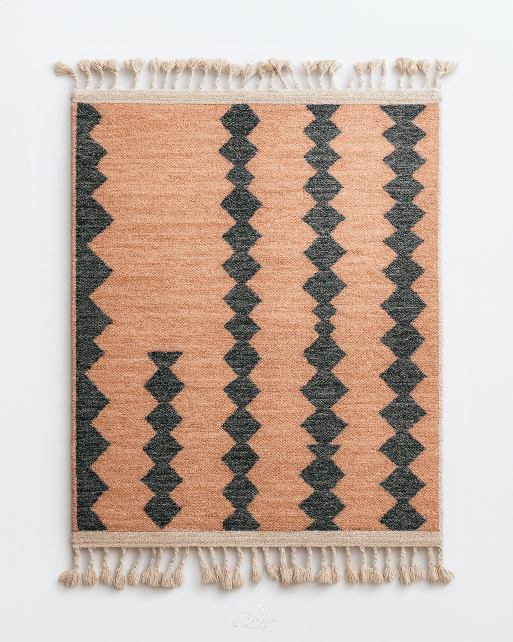 Black Peach Boujaad Rug