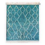 Blue Beni Rug - Berber Handicraft