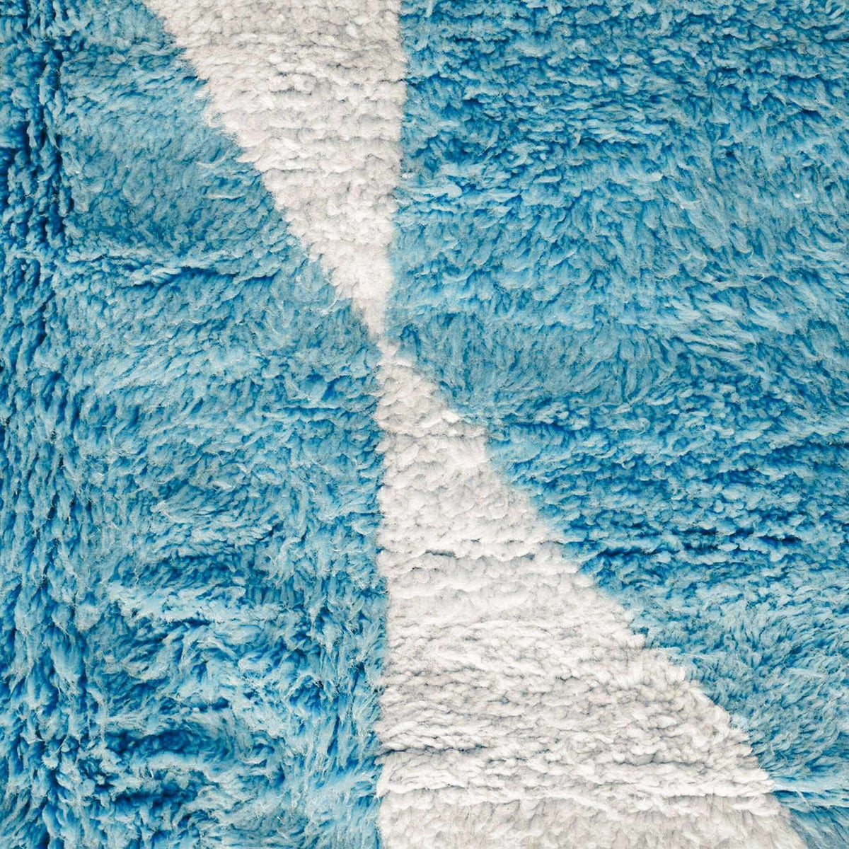 Blue Boho Carpet - Berber Handicraft