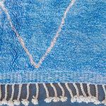 Blue Treillis Rug - Berber Handicraft