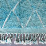 Blue Trellis Rug - Berber Handicraft