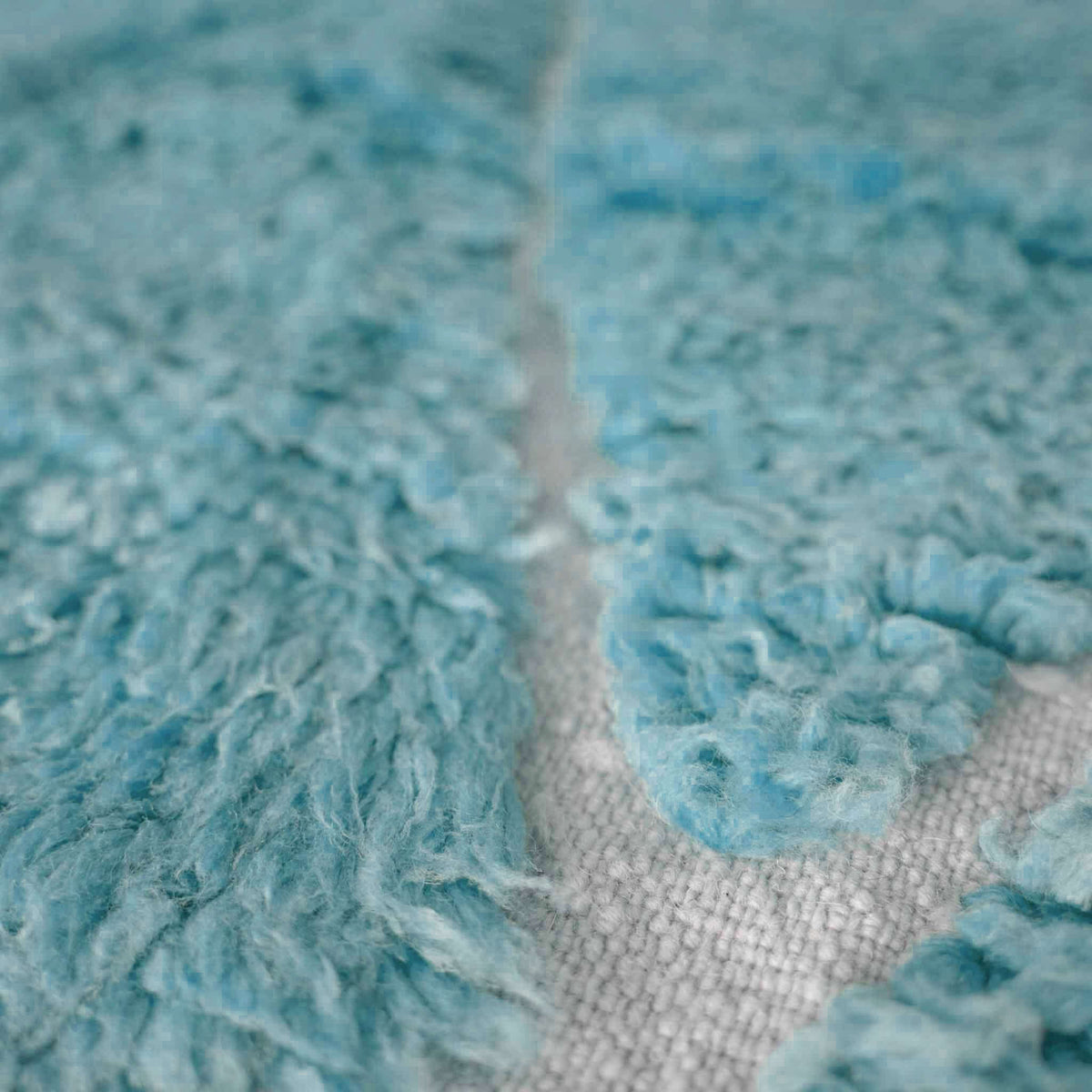 Blue Trellis Rug - Berber Handicraft