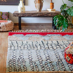 Blue Tribal Rug - Berber Handicraft