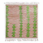 Brown and Green Moroccan Rug - Berber Handicraft